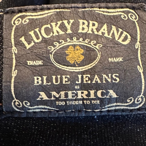 Lucky Brand | Women's Black Dark Wash Mid Rise Zoe Skinny Jeans Size 26 - Picture 10 of 10